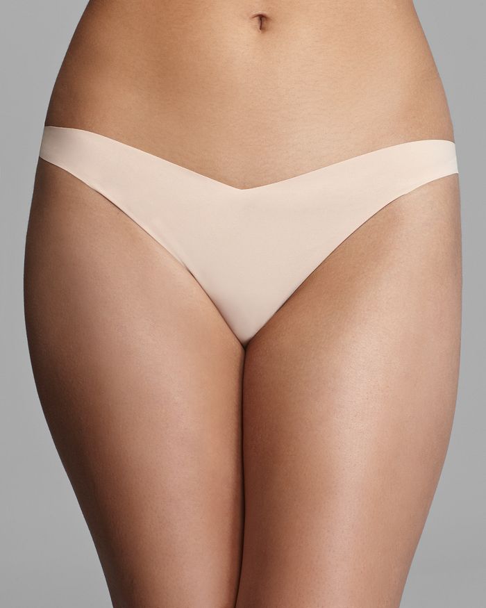 Shop Commando Tiny Thong In Beige