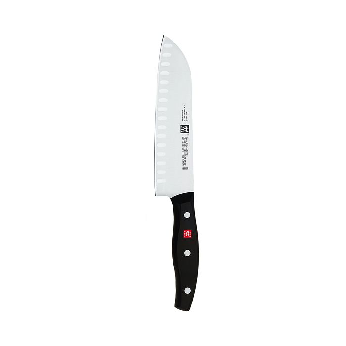 Zwilling J.a. Henckels Twin Signature 7 Hollow Edge Santoku In Silver
