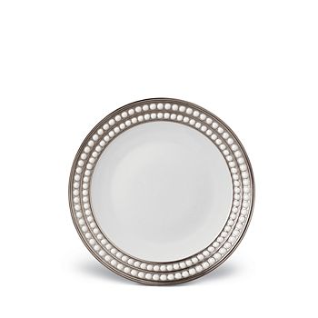 L'Objet - Perl&eacute;e Platinum Dessert Plate