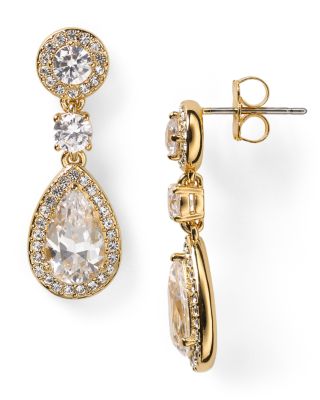 Nadri Framed Drop Earrings