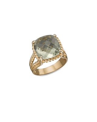 Bloomingdale's Fine Collection - 14K Yellow Gold Prasiolite Ring&nbsp;- Exclusive