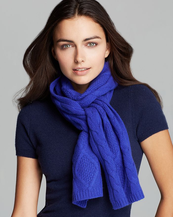 Bloomingdale's cashmere scarf top