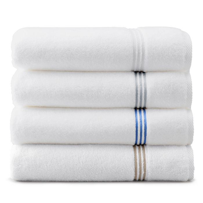 Matouk Bel Tempo Milagro Bath Towel - 100% Exclusive In White/azure