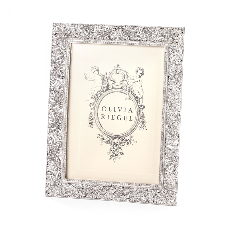 Olivia Riegel Windsor Crystal Frame In Silver