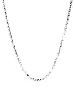 David Yurman - Men's Sterling Silver Extra Large Box Chain, 5.2mm