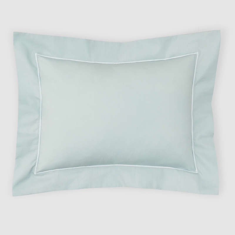 Anne De Solene Vexin Boudoir Sham In Cumulus Blue
