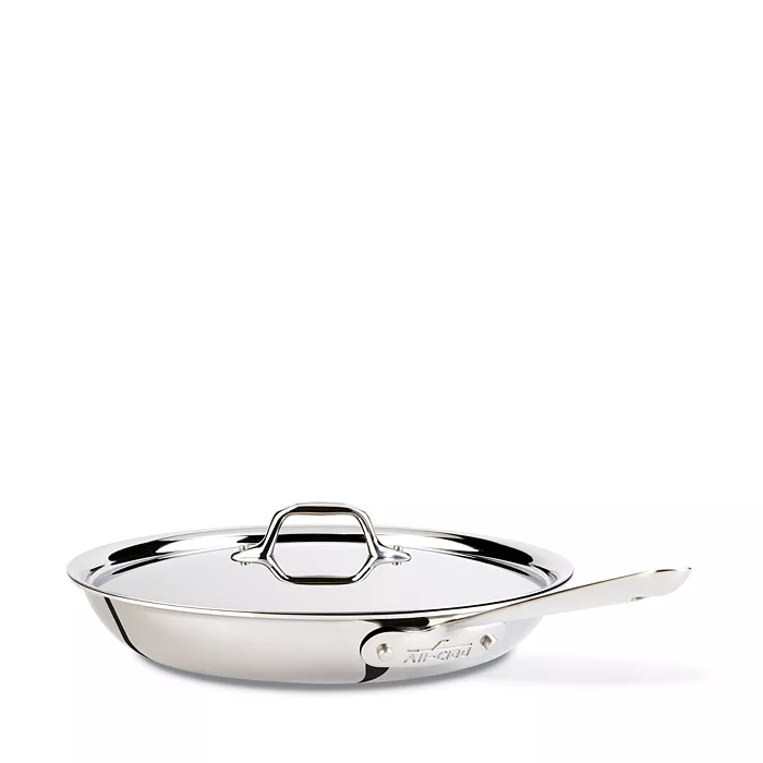 Stainless Steel 12" Fry Pan with Lid