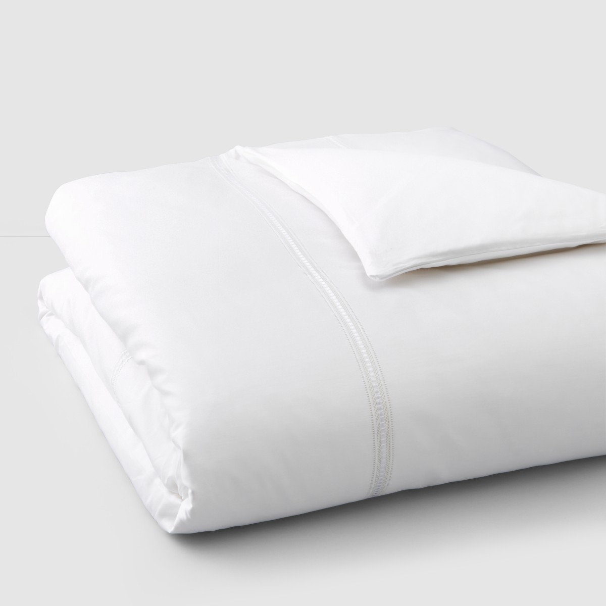 Sferra Diamante Duvet Cover, Queen in White