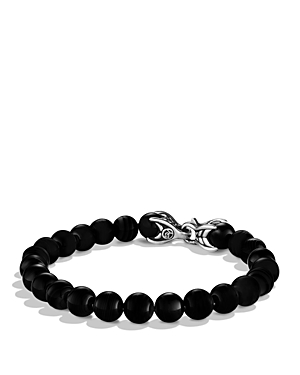 Men's Spiritual Beads Bracelet with Black Onyx