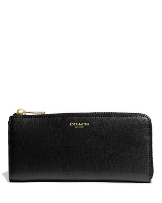 coach slim zip wallet