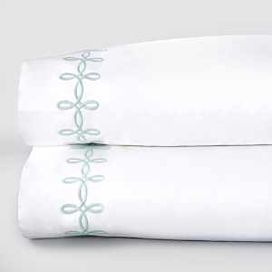 Matouk Gordian Knot Percale King Pillowcase, Pair In Jade