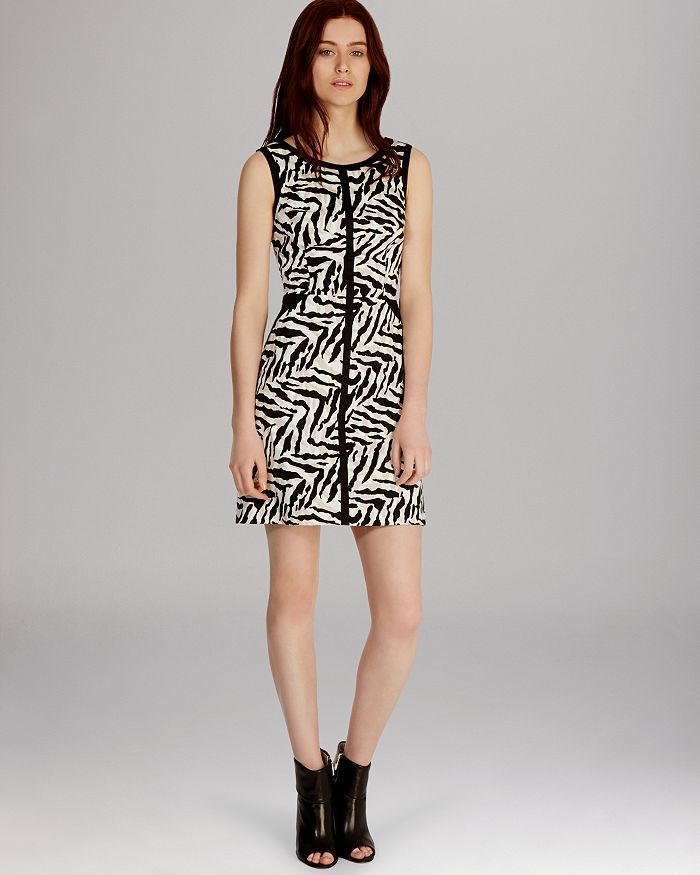 KAREN MILLEN Dress - Graphic Zebra Print |