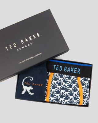 Ted Baker - Crazbox Monkey Boxer and Sock Set
