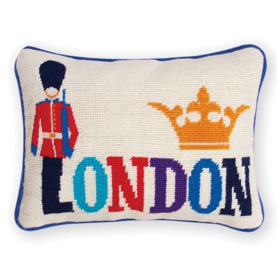 Jonathan Adler - Jonathan Adler Jet Set London Pillow, 9" x 12"