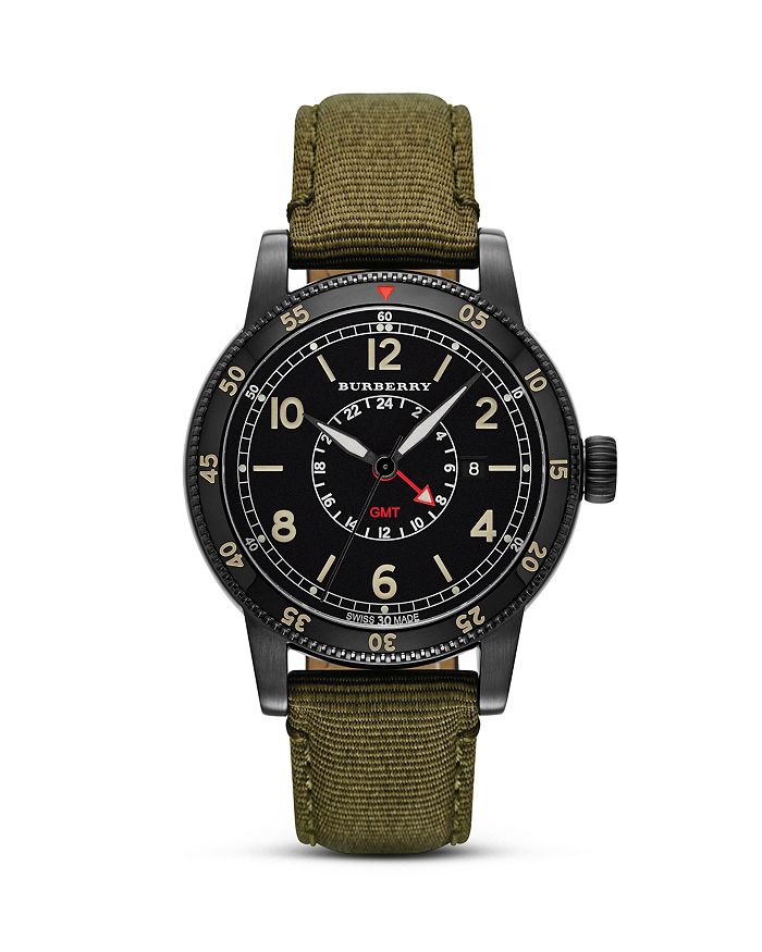 Burberry shop watch green
