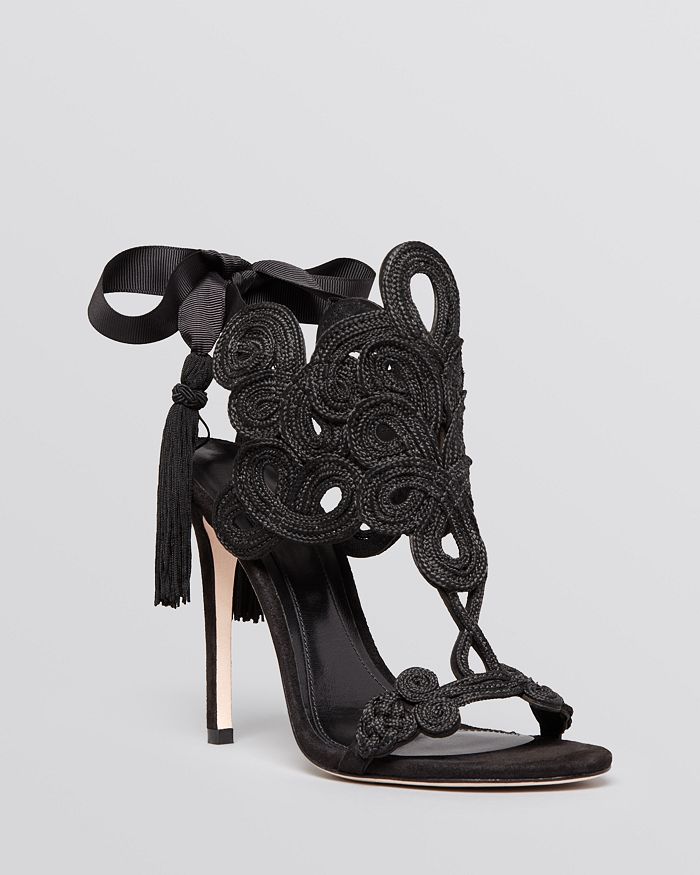 Brian atwood fur sandals sales