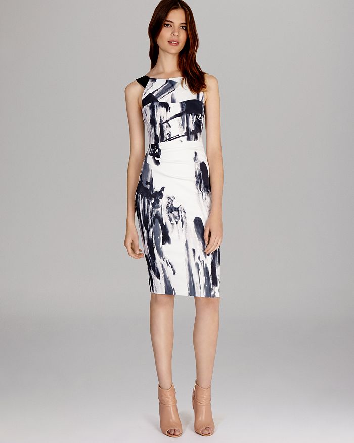 KAREN MILLEN Dress - Bold Graphic Print | Bloomingdale's