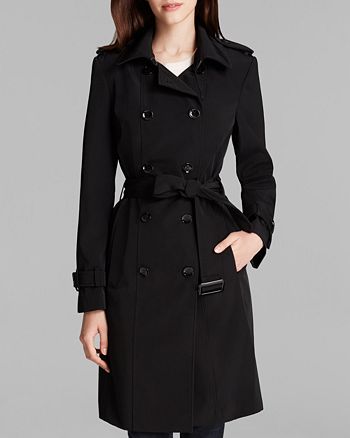 Calvin Klein Trench Coat - Double Breasted Belted | Bloomingdale's