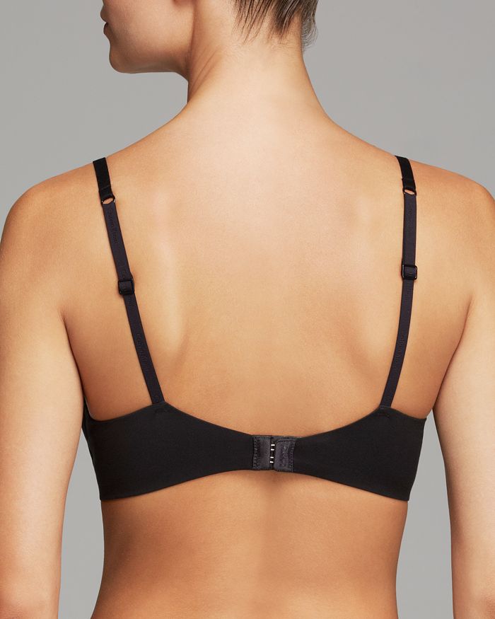 Shop Calvin Klein Perfectly Fit Full Coverage T-shirt Bra In Black