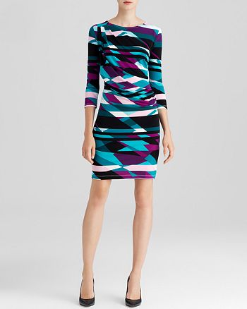 Introducir 90+ imagen calvin klein geometric print dress