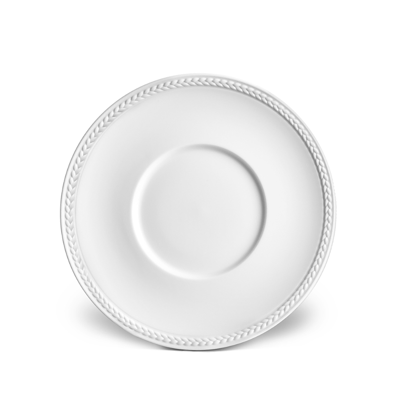 L'objet Soie Tressee Saucer In White