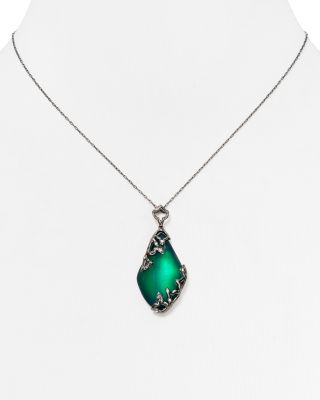 alexis bittar lucite pendant necklace