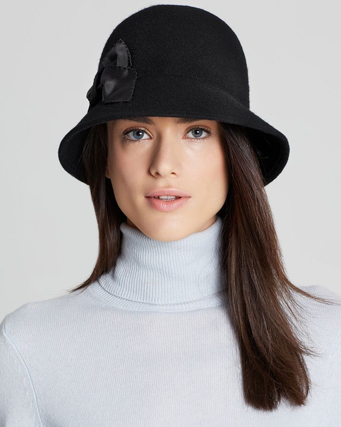 kate spade new york Stitched Bow Cloche Bloomingdale's