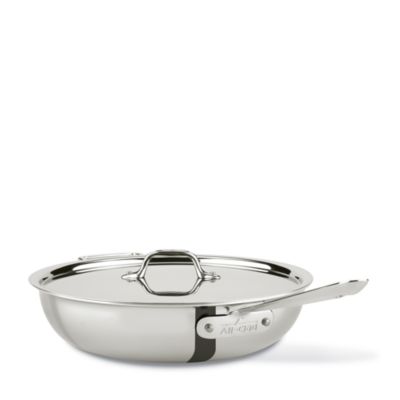 All-Clad - Stainless Steel 4 Quart Weeknight Pan