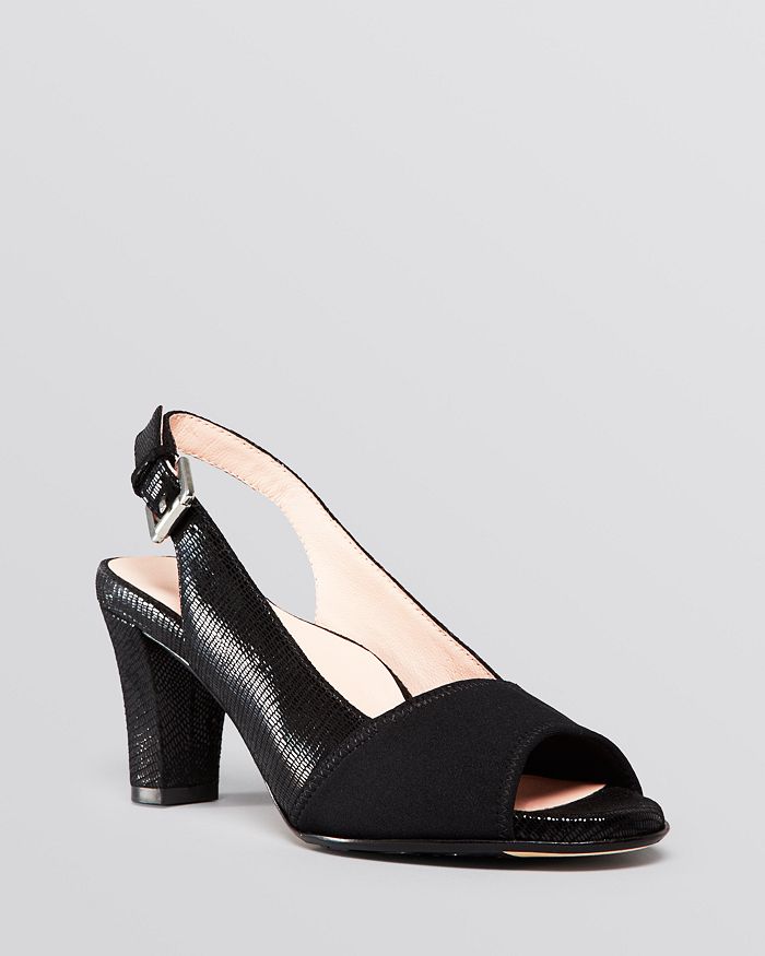 Taryn Rose Open Toe Slingback Pumps Fortula Bloomingdale s