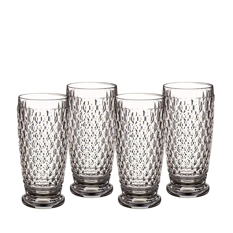 Villeroy & Boch Boston Highball Glass, Set Of 4 In Clear