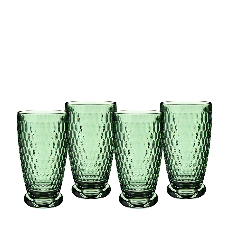 Villeroy & Boch Boston Highball Glass, Set Of 4 In Green