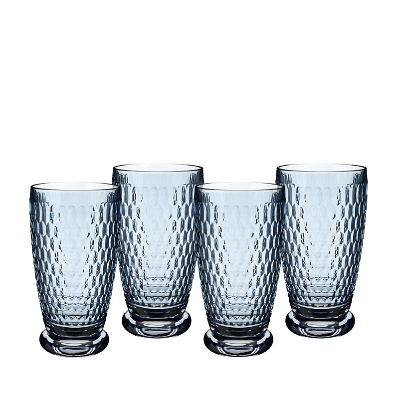 Villeroy & Boch Boston Highball Glasses, 13.5oz. Set Of 4 In Blue