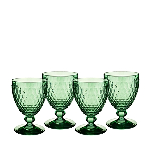 Shop Villeroy & Boch Boston Claret Glass, Set Of 4 In Green