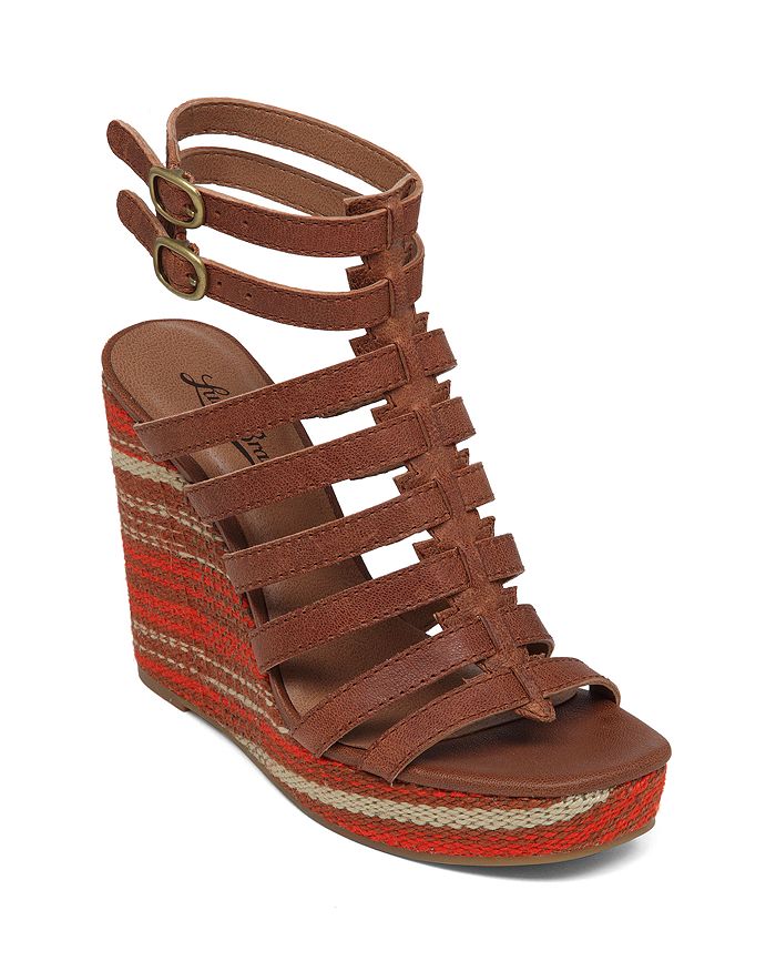 Lucky Brand Espadrille Sandals - LaBelle Patterned Gladiator ...
