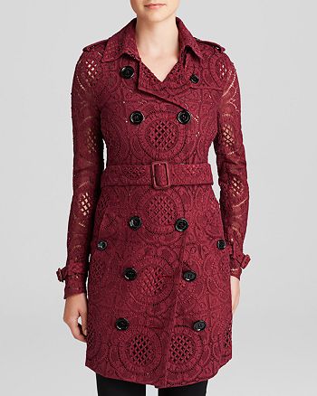 Burberry Coat - Alington English Lace Trench | Bloomingdale's