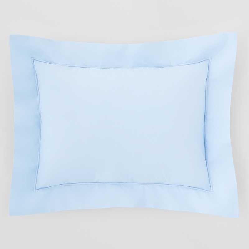 Anne De Solene Vexin Boudoir Sham In Azur Blue