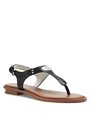 UPC 886056831924 product image for Michael Michael Kors Flat Thong Sandals - Mk Plate | upcitemdb.com