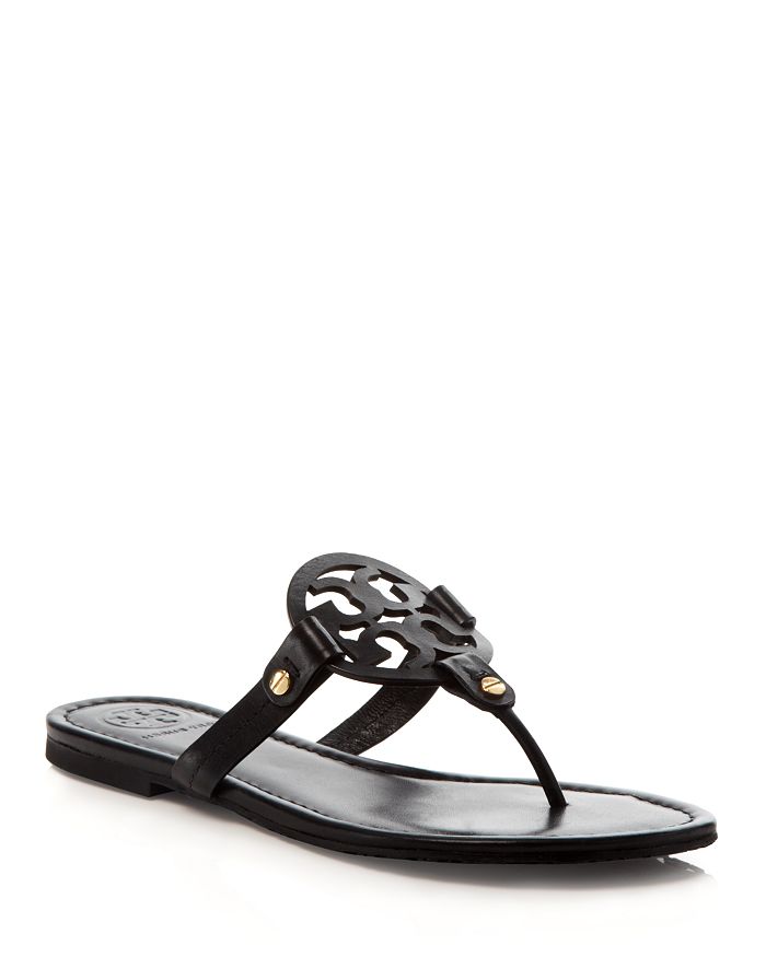 tory burch women's miller embellished thong sandals
