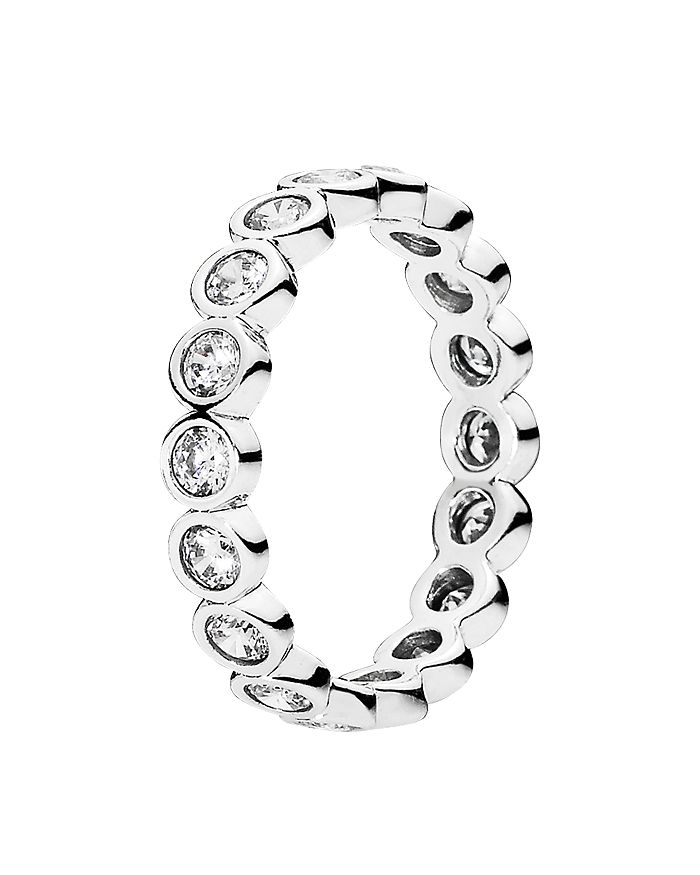 Pandora Ring - Sterling Silver & Cubic Zirconia Alluring Brilliant ...