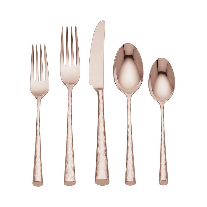 Marchesa by Lenox Imperial Caviar Rose Gold Flatware Bloomingdale's