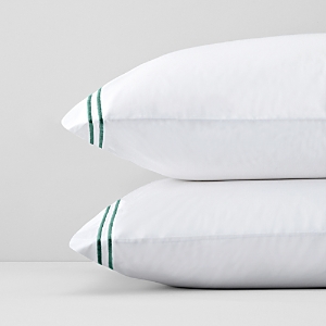 Sferra Grande Hotel King Pillowcase, Pair In White/aqua