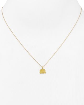 Dogeared Swarovski Crystal Good Luck Elephant Necklace, 18