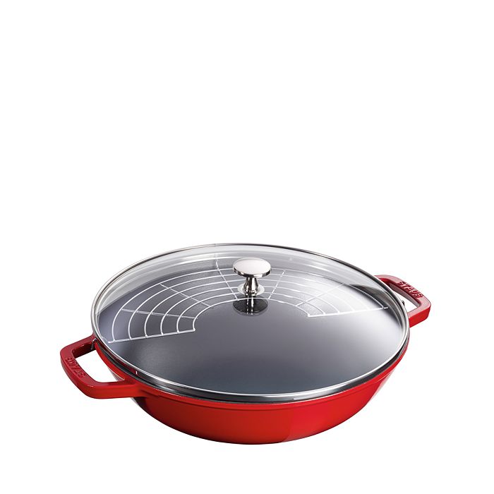 Staub Perfect Pan 4.5QT with Glass Lid, Cast Iron, 7 Colors
