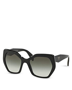 Prada - Oversized Geometric Sunglasses, 56mm
