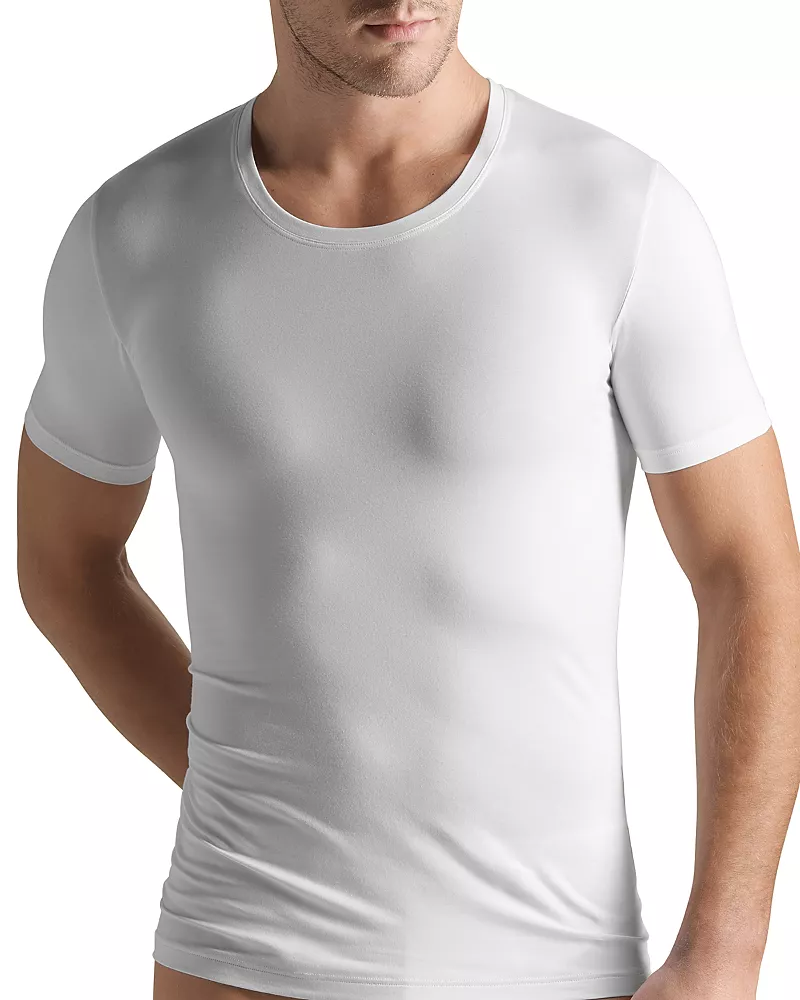 Hanro Cotton Superior Short Sleeve Crewneck Tee