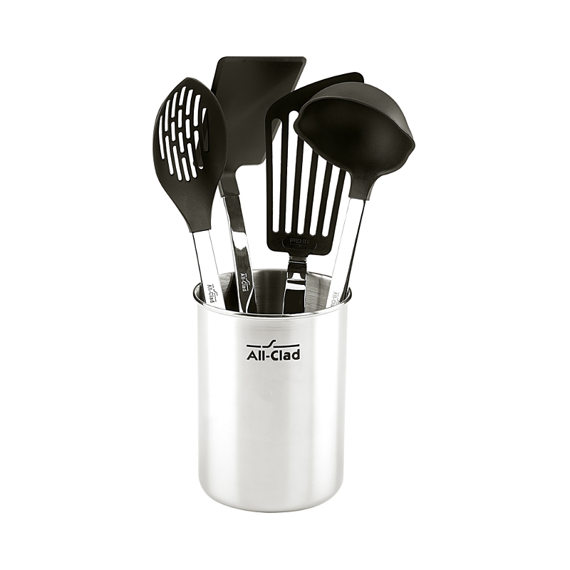 All-clad All Clad Stainless Steel Nonstick 5-piece Tool Set In Stainless Steel