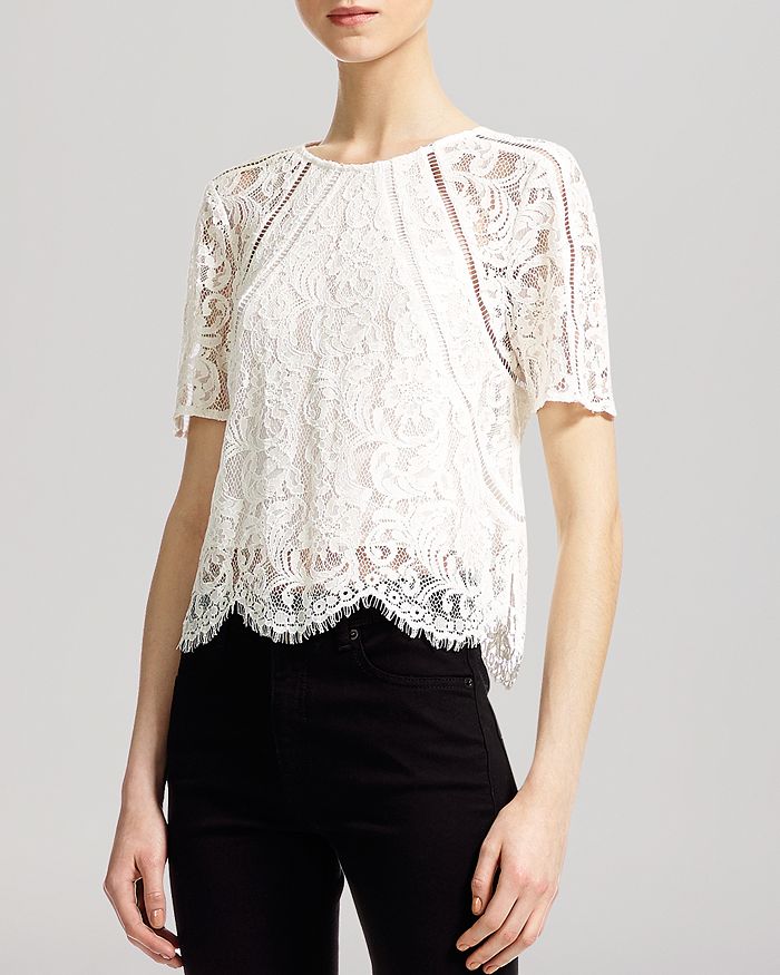 Whistles Lilly Lace Top | Bloomingdale's