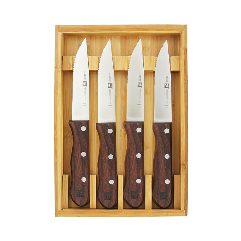 Zwilling J.a. Henckels 4-piece Steakhouse Knife Set With Storage Case