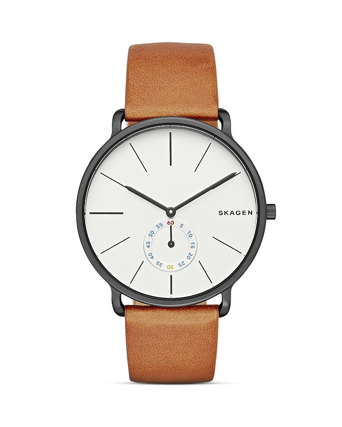 Hagen shop leather watch