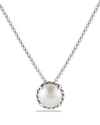 david yurman pearl necklace with diamonds